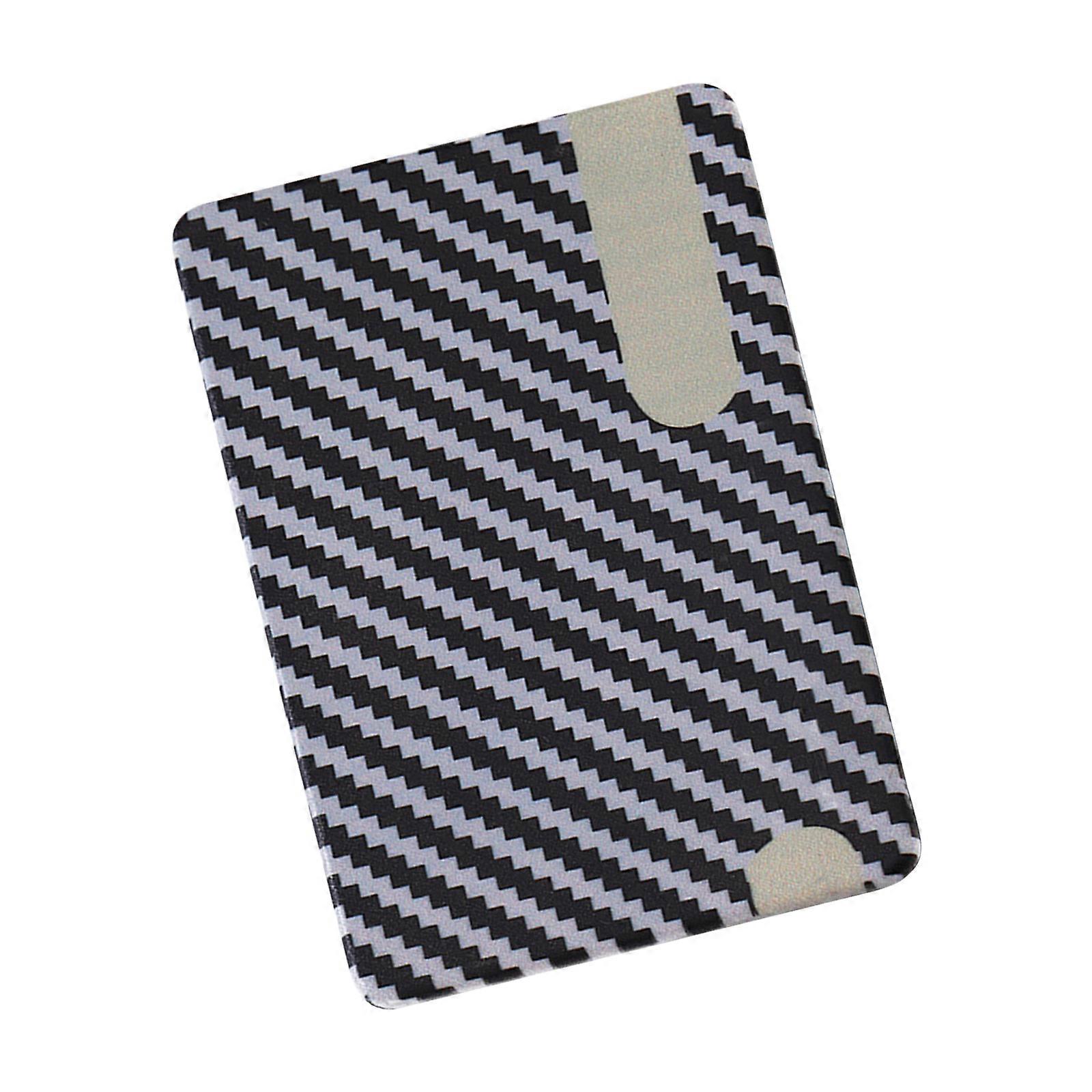 Extreme Thin Carbonfiber Wallet For Men Dense Thin Plan Secure Card Owner With Security  Gray black