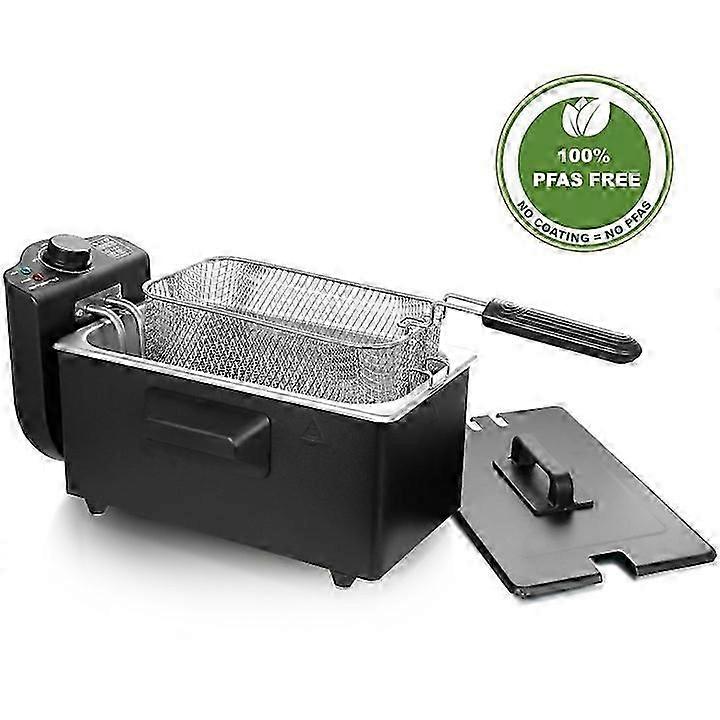 Emerio Deep Fryer 3.0l Noir DF-120482.2 Poêle en acier inoxydable sans PFAS