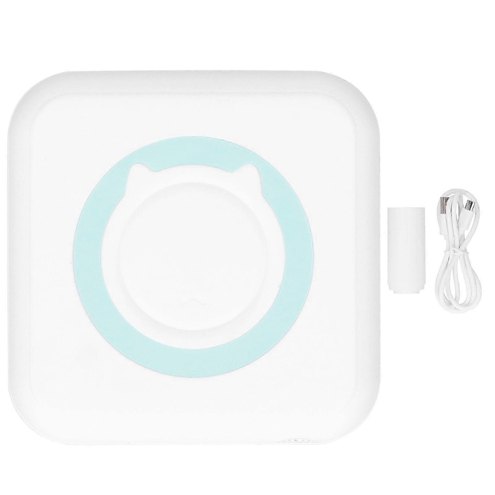 Mini Printer Thermal Portable Wireless Bluetooth Label Wrong Question Printing 200dpiGreen