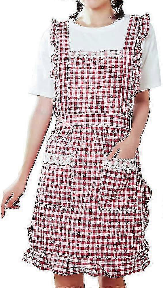 Double-Layer Pocket Apron for Chefs Cooking Tool Organization