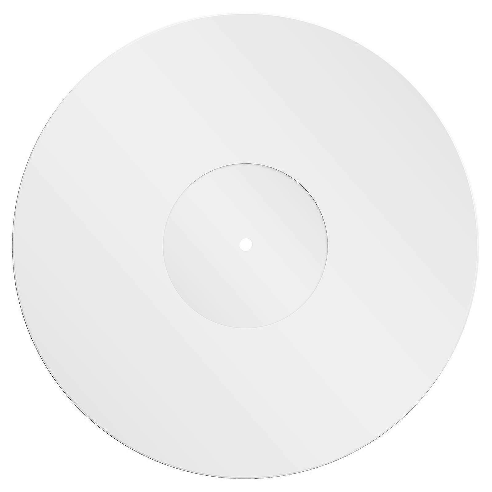 Vinyl Record Protective Mat Acrylic for Non Slip Performance White Pad