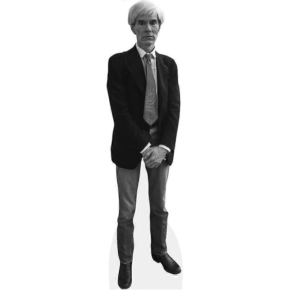 Andy Warhol (Pose) Cardboard Cutout (lifesize OR mini size). Standee. Stand Up.