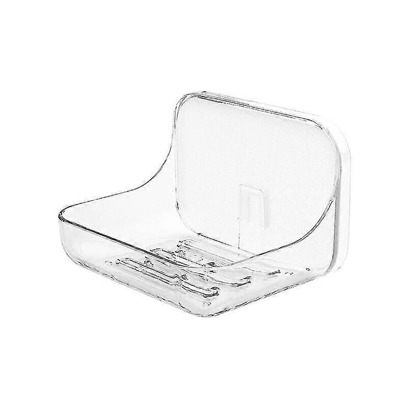 صندوق صابون الحمام الخالي من الثقب لا حامل صابون الأسفلت المثبت على الحائط في الماء المنزلي مرحاض الإبداعي صحن الصابون