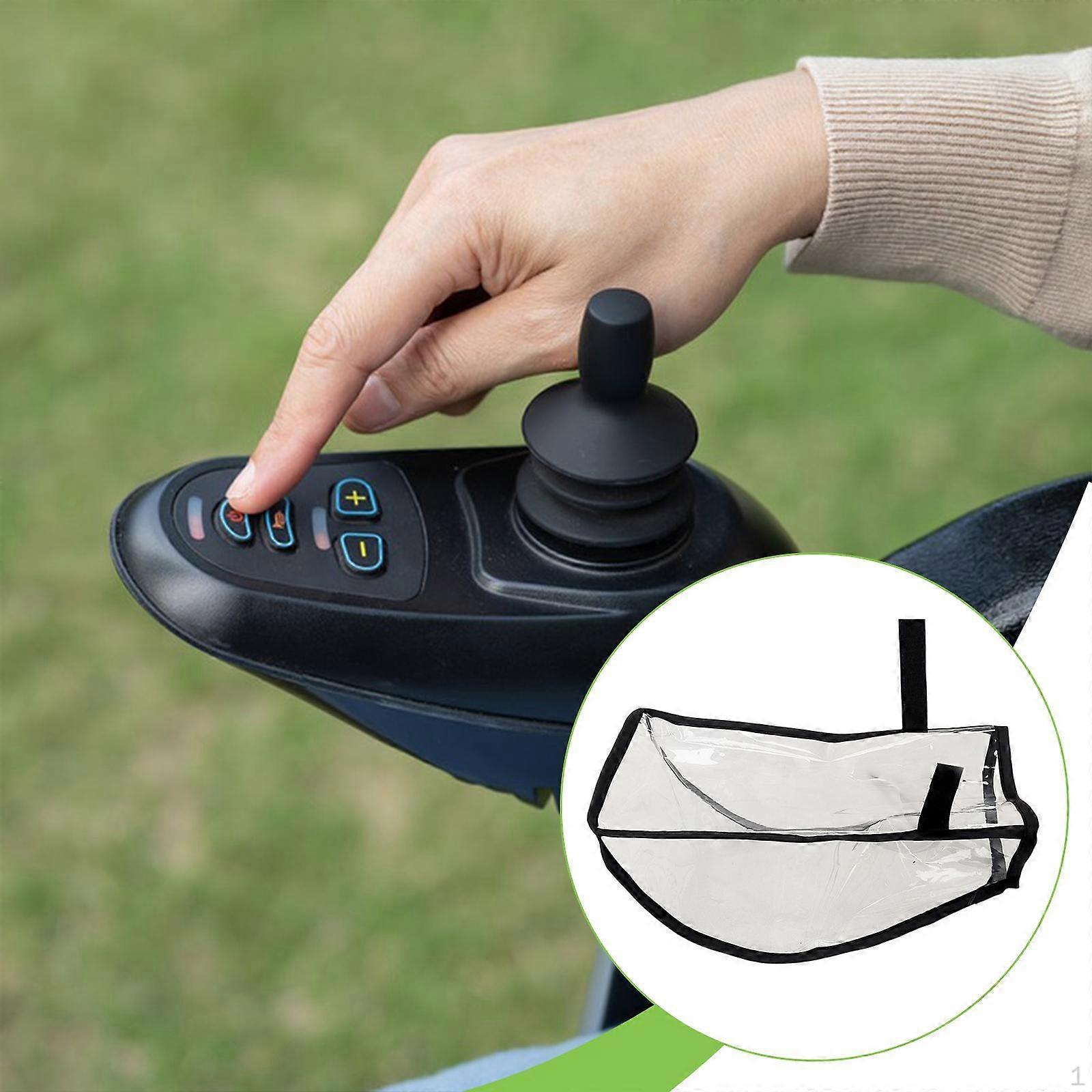 Waterproof Joystick Controller Cover Transparent Universal Fit Accessory for Power Chair
