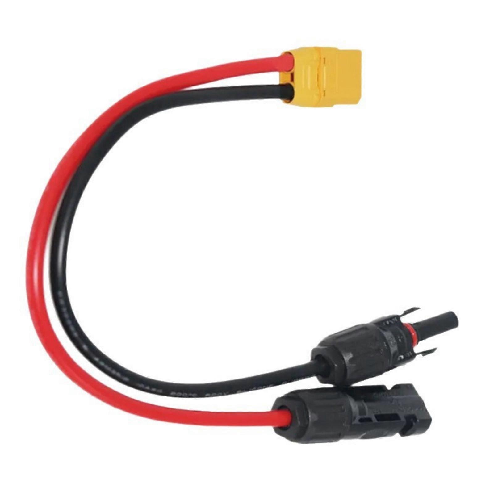 Reinforced Connectors Solars Extension Cord High Conductivity Tinned Coppers For Battery Connection Multicolor