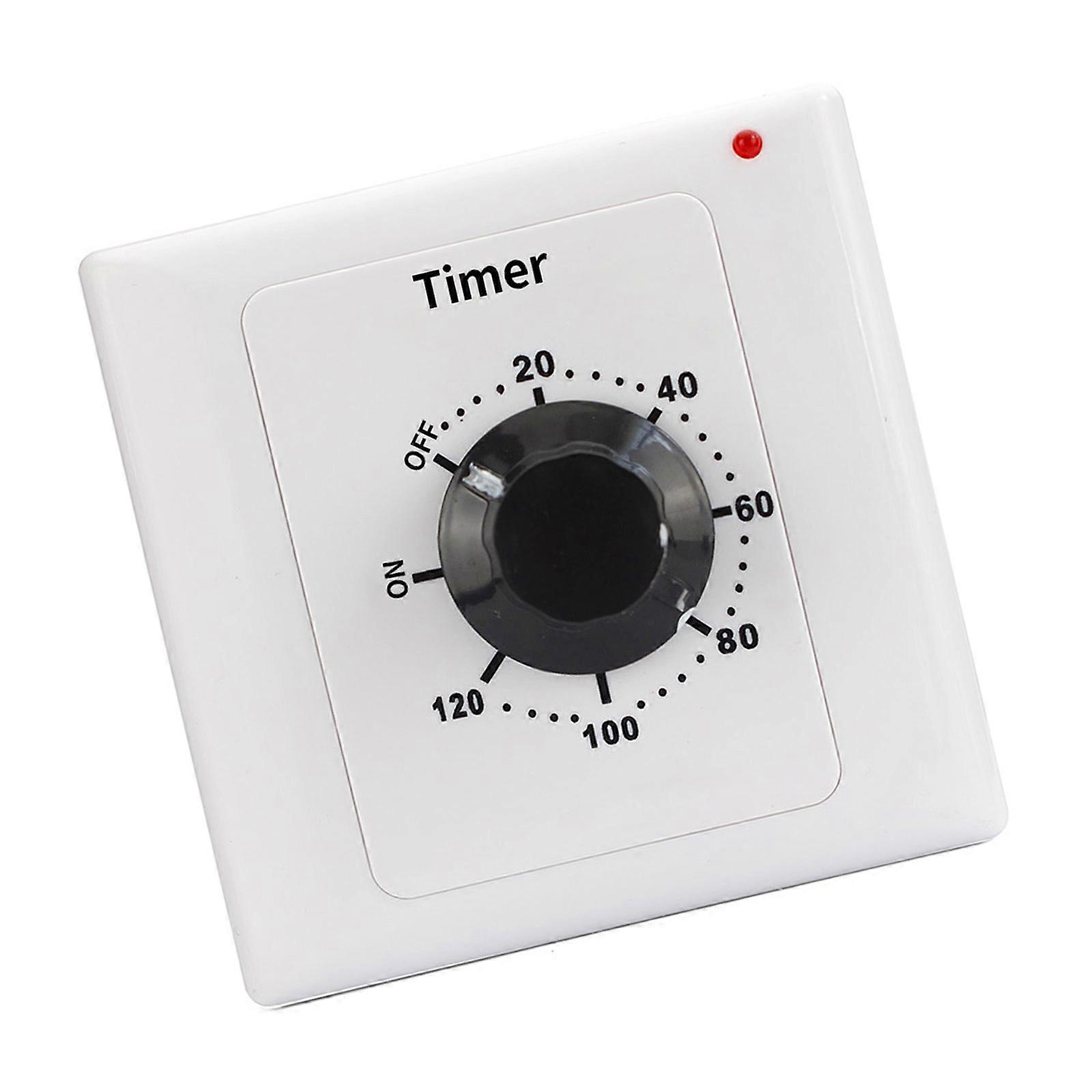 Wall Mechanical Countdown Timer Switches Highly Power Timing Controller Switches Digital Timer Control Switches Plate Multicolor
