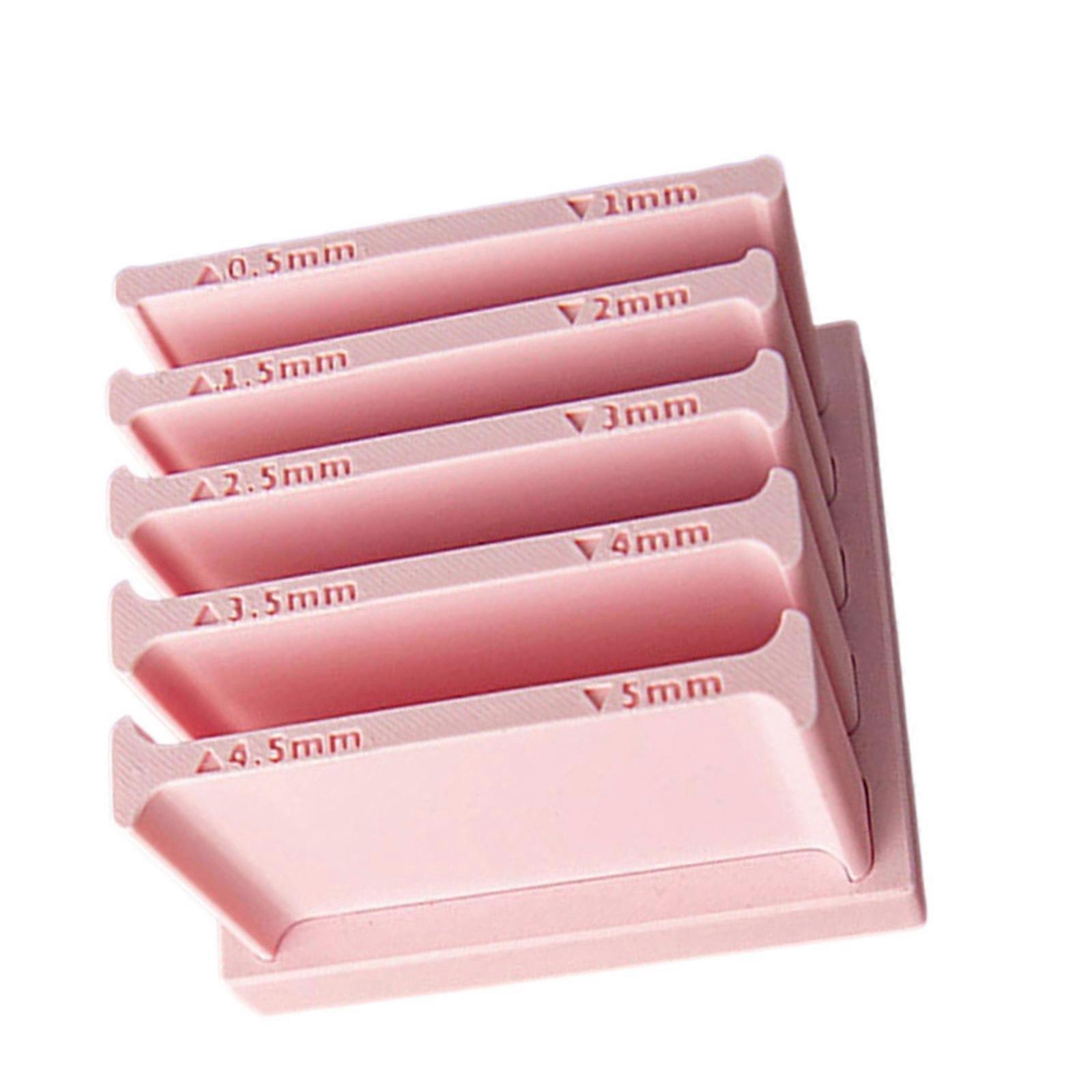 Reusable Polymer Clay Rolling Mold For Beginners Safe Sturdy Crafting Tool Creating Uniform Jewelry Components And Art Supplies  Pink