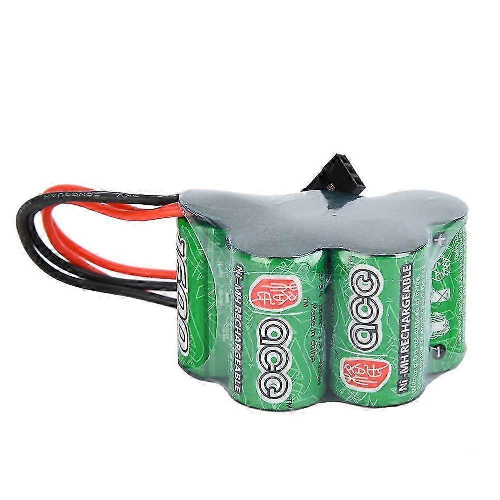 6V 1600mAh NiMH RX Battery Trapezoidal RC Model Receiver Charger Power PackTrapezoidal Type
