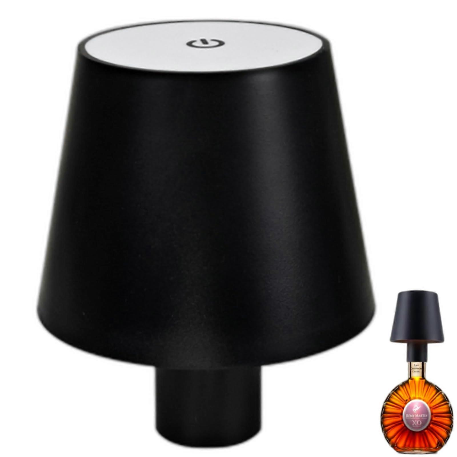 Wireless Bottle Lamp Cordless Wine Bottle Light 3 Color Modes Dimmable Rechargeable Touch Control Lamp For Bedroom Bar