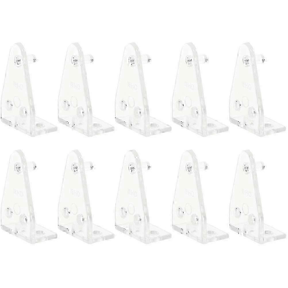 10 pcs Clear Blinds Bottom Hold - Down Brackets