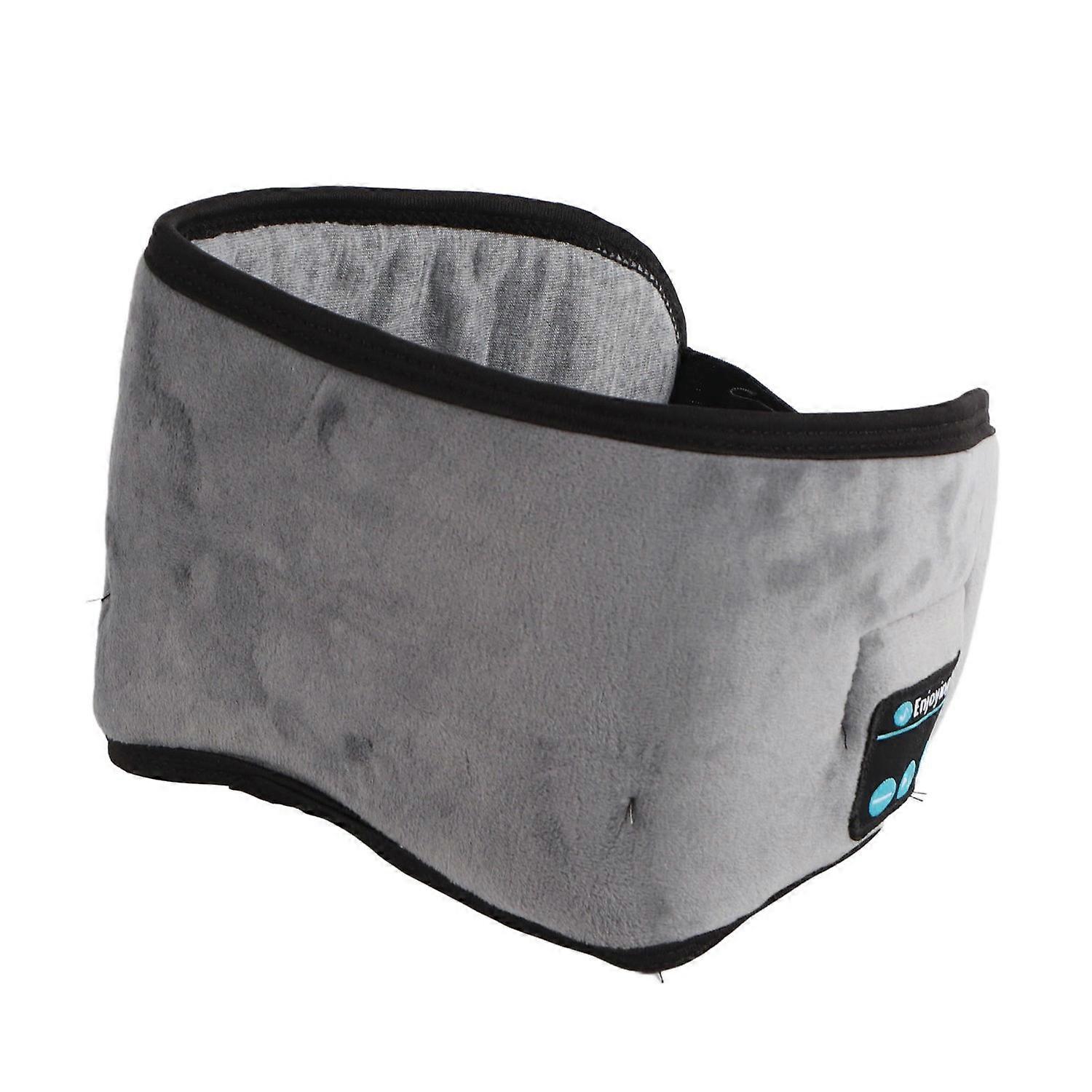 Smart Eye Mask Wireless Bluetooth 5.0 Music Communication Light Shading for Sleep Grey