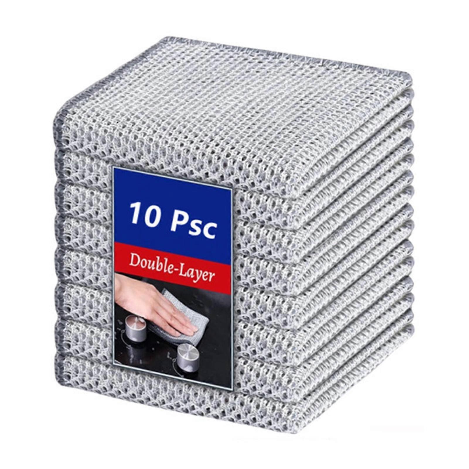 Double Layer Steel Wire Scrubber Double Layer Design for Bowl Pan Pot