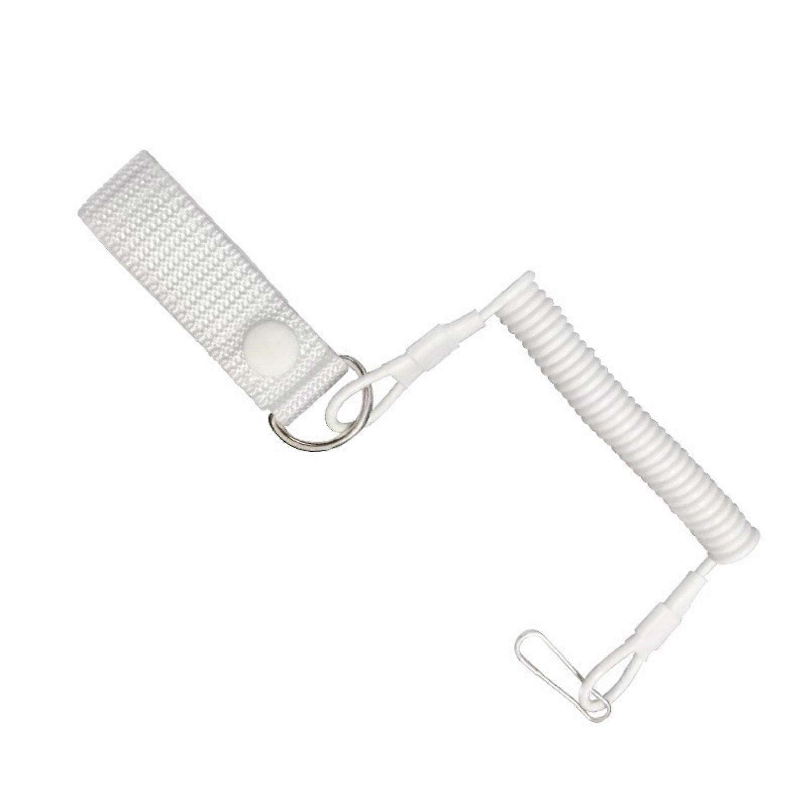 Detachable Ranges Finders Lanyard Retractable Elastics Rope Universals Rope for Mountaineering and Everyday Use  White