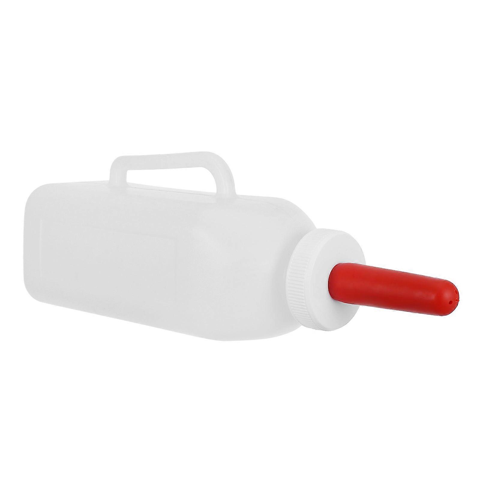 kalv amning flaskor 2l kalv ko utfodring mjölkflaskor koppar amning kalv mjölkmatare flaskor avtagbar nippel med handtag gårdsutrustning för kalvko