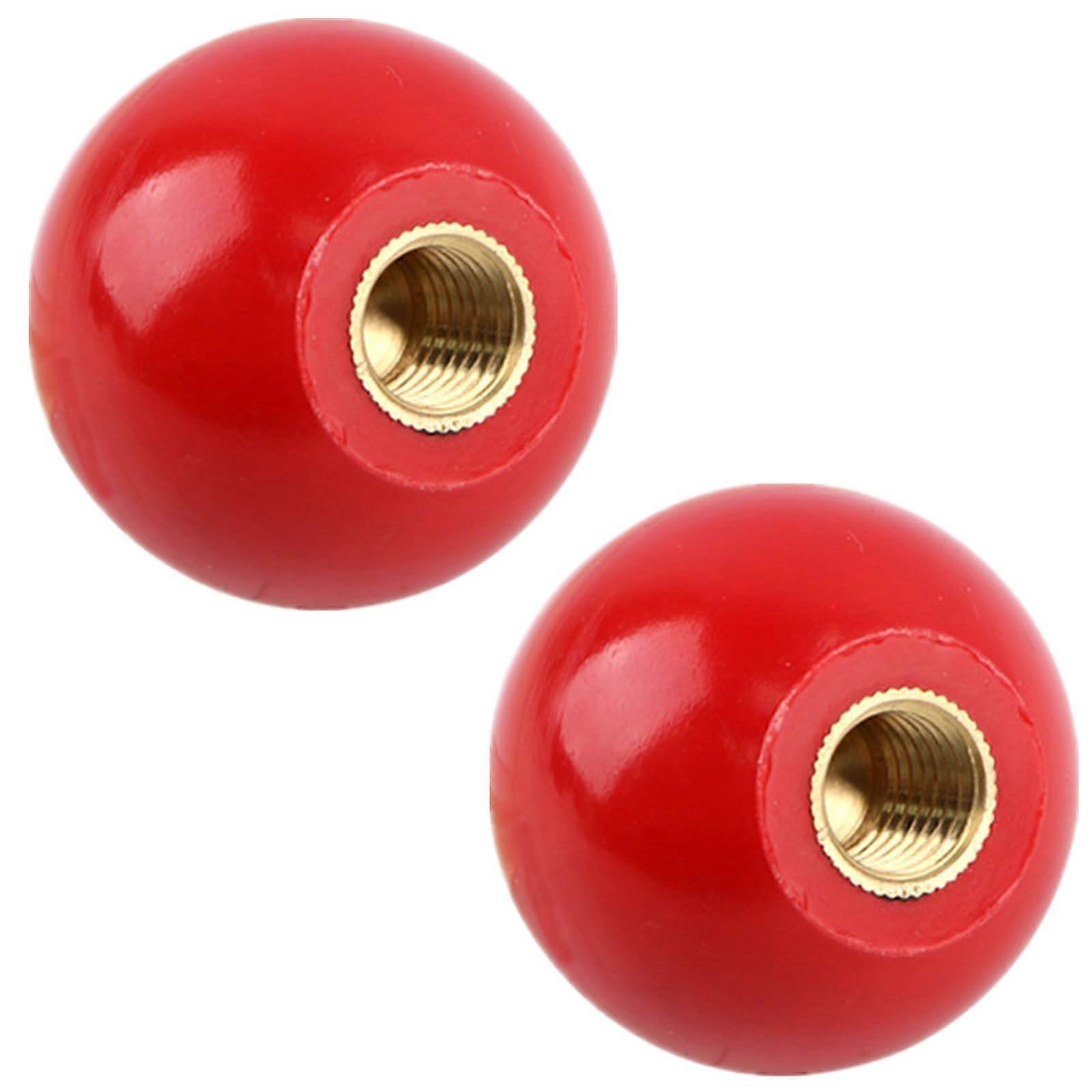 2 Pcs Red Gear Shift Knob Set for John Deere R161382 R153875 R50864 OEM Fit Durable Ergonomic Grip
