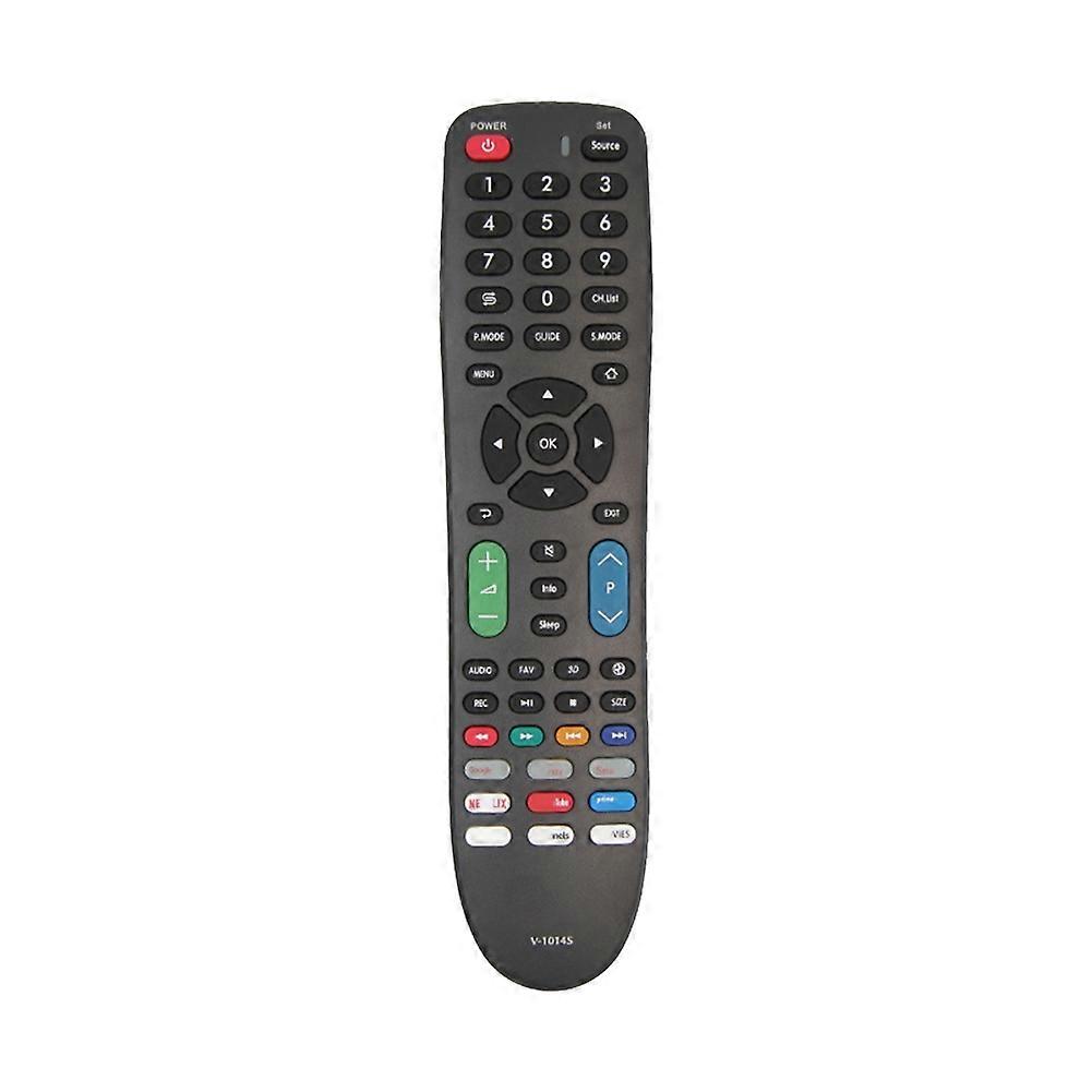 V-1014S Universal Remote Control Multi-Device Compatibility, Easy Setup for TV, DVD,Black