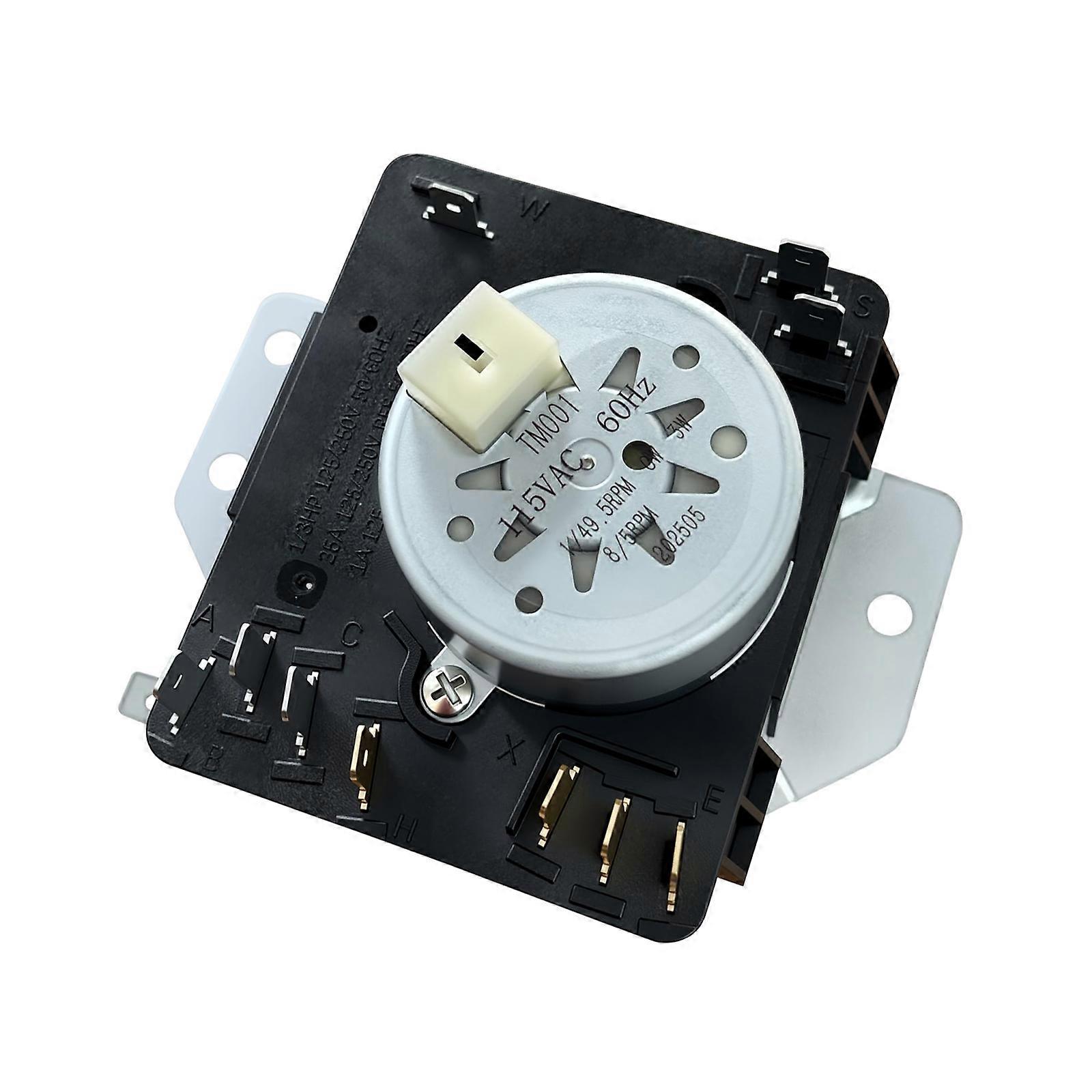 Replacement Part Corrosion Resistant Dryer Timer Accurate Time Control Metal Texture Suitable for Extended Lifespans Multicolor