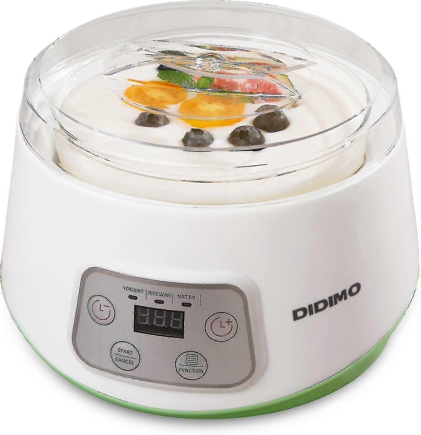 2024 Yogurt Maker,3 In 1 Greek Yogurt Maker Machine,can Make Yogurt/natto/rice Wine,automatic Digital Yogurt Machine With Time Control,1.2 Quart Glass