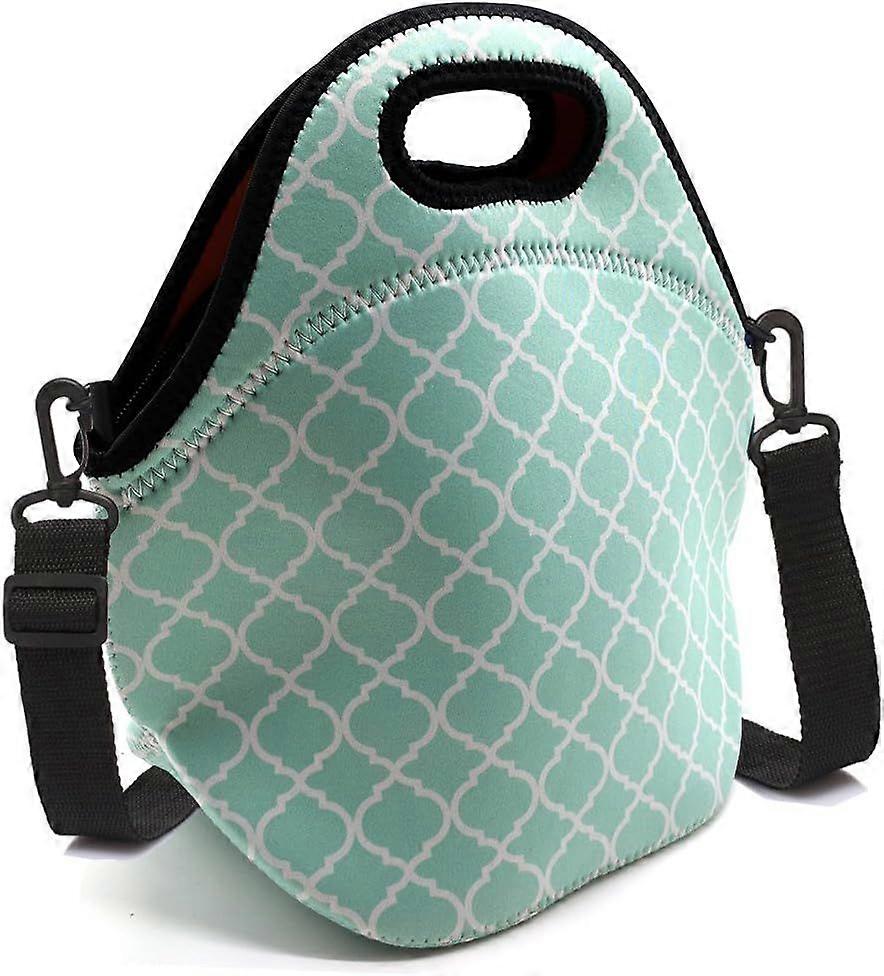 Baselife. Insulated neoprene lunch bag with zipper. Washable. Stretchable.