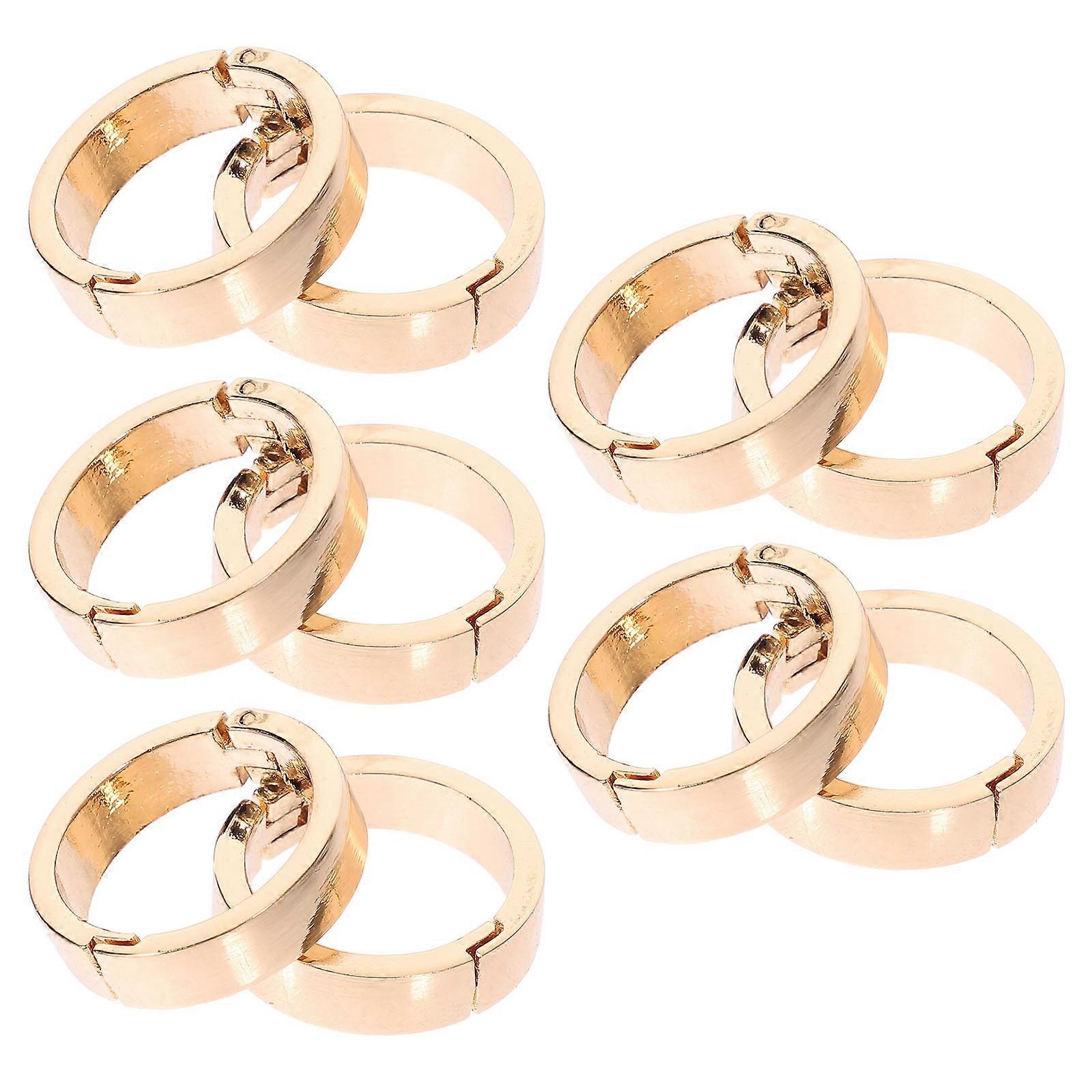 10pcs Openable Binder Rings for Binding Ring Clasps Calendar Ring Buckle Desk Calendar Small Binder Rings