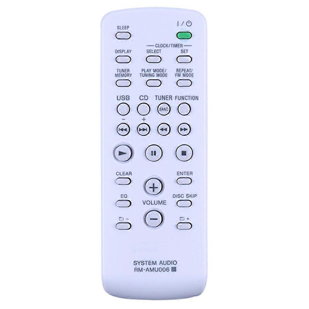 RM-AMU006 For Sony Audio System Remote Control 10m Range Replacement Infrared Controller