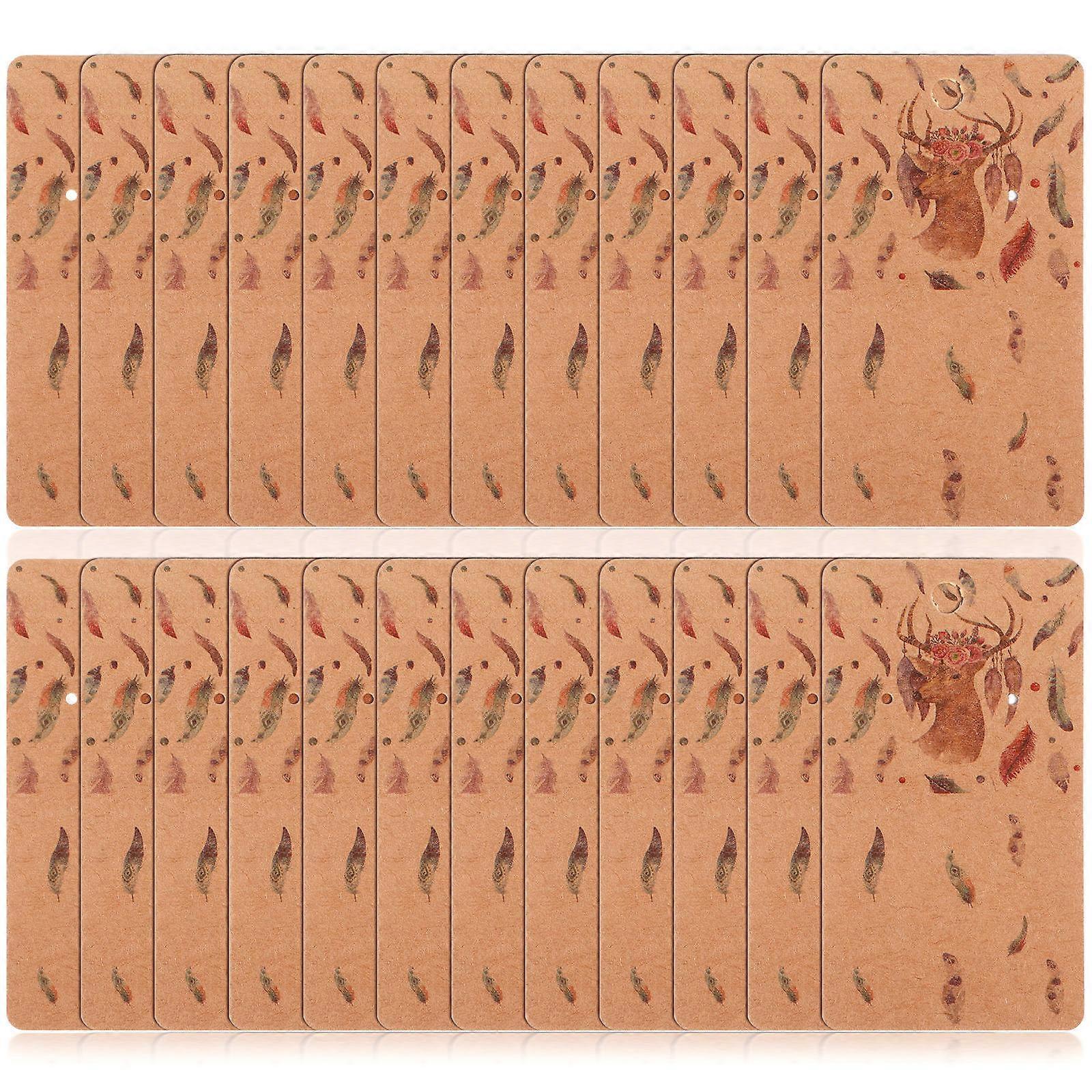 Ear Studs Display Cards Earrings Craftsmen Showcases Paper Multi Purpose 100Pcs