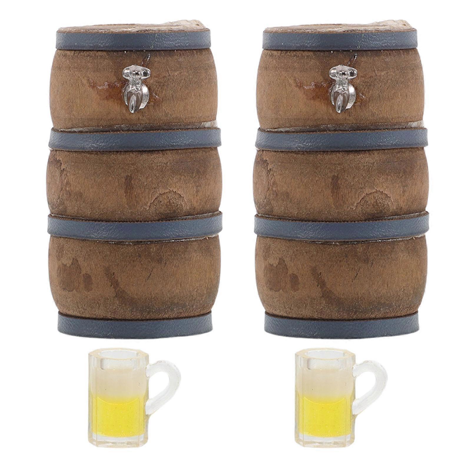 Microscale Wine Cellar Mini House Drink Accessories for 2Sets Display