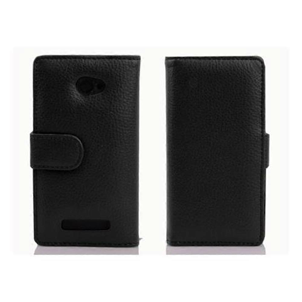 Case for HTC 8X Foldable Phone Case - Cover - with Stand Function and Card Tray