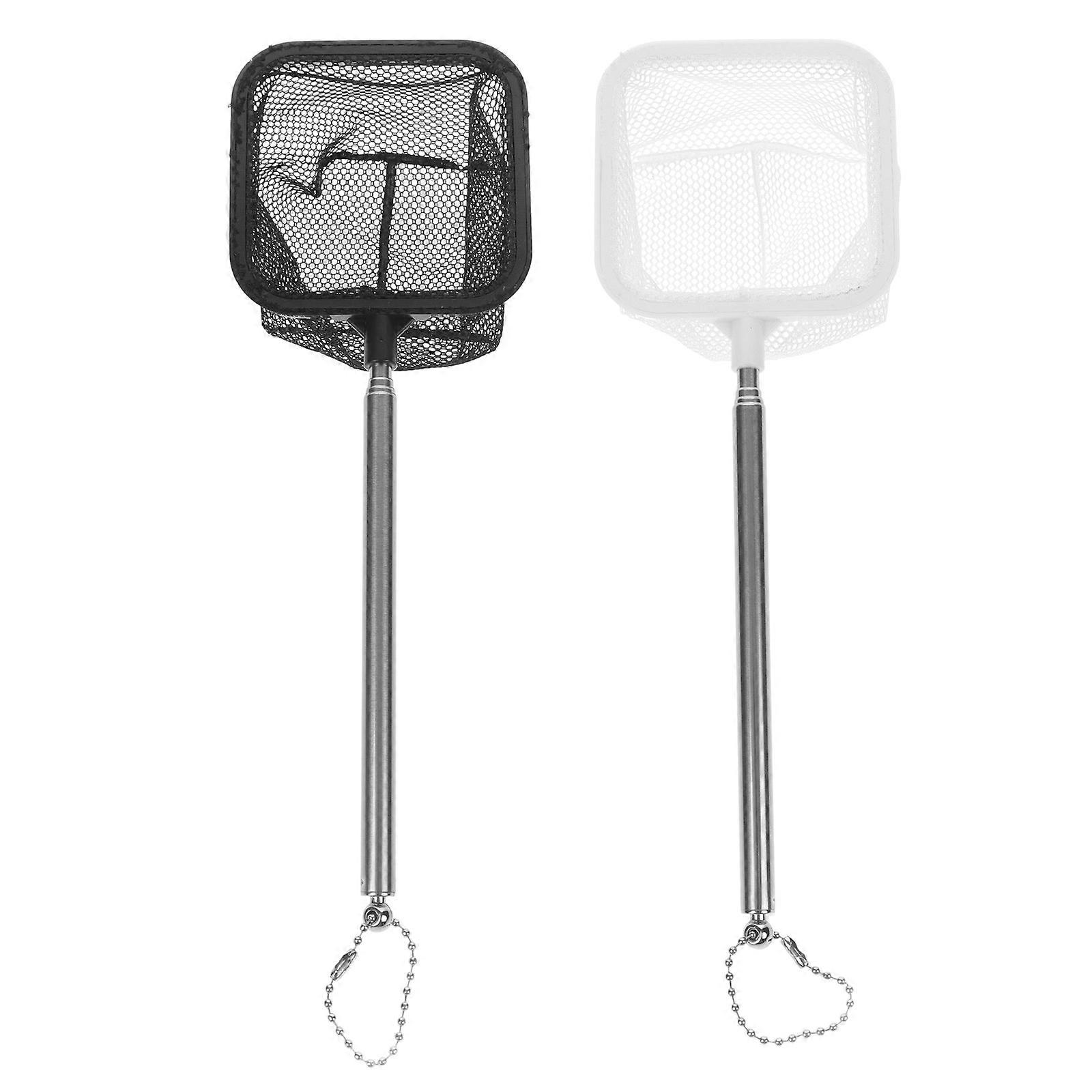 Fishing Net Tool Fish Catching Net with Telescopic Handle 2Pcs