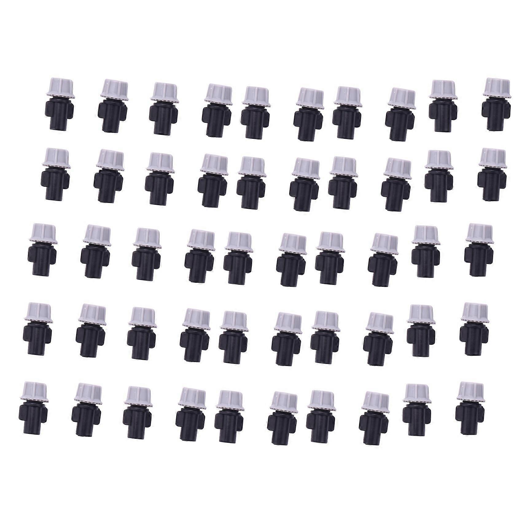 200Pcs(100 Pairs)Garden Irrigation Kit Adjustable Atomization Dripper Atomization Connection Tee Drip Irrigation Kit