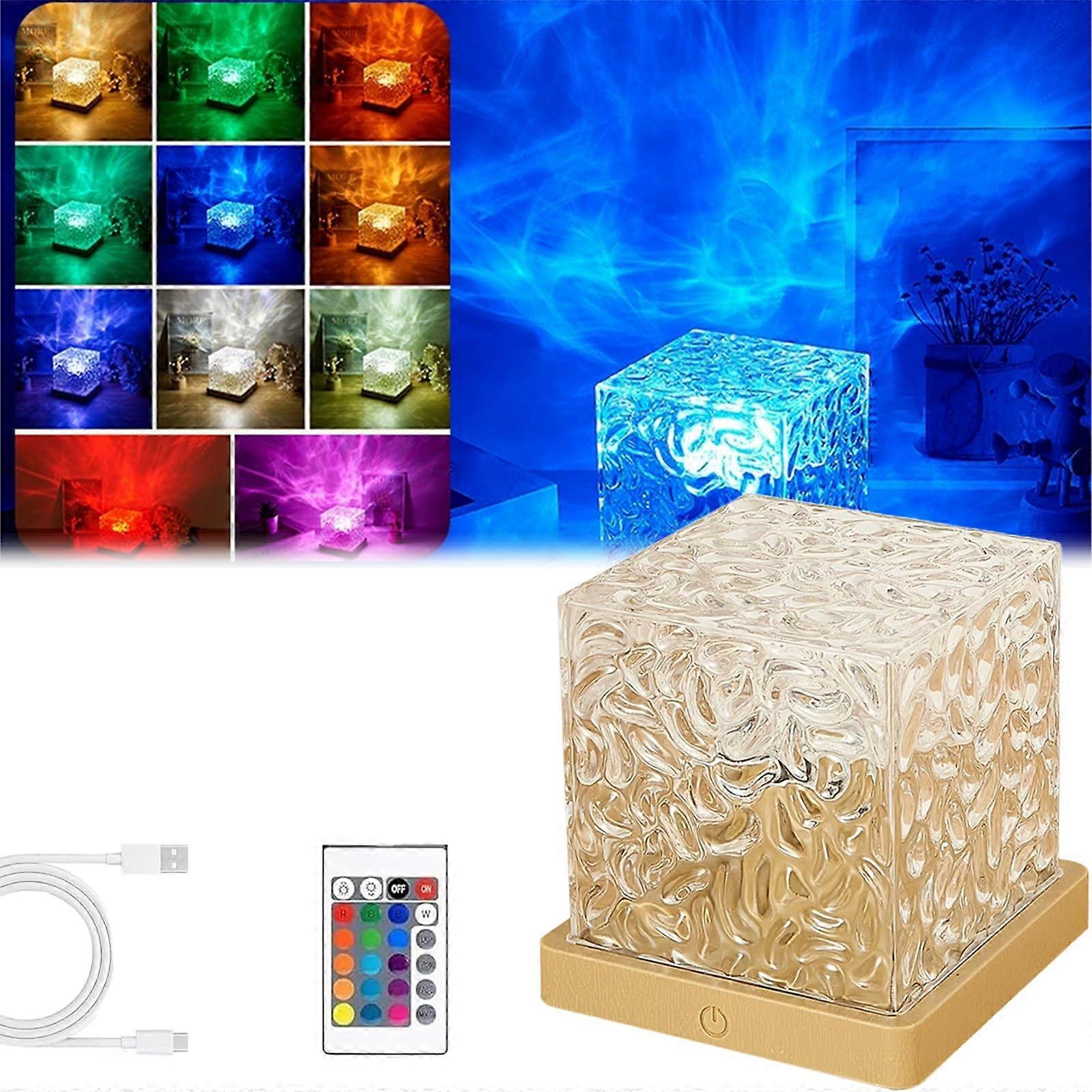 Aurora Projector with Realistic Northern Lights, 16 RGB Colors and Remote for Bedroom or Party