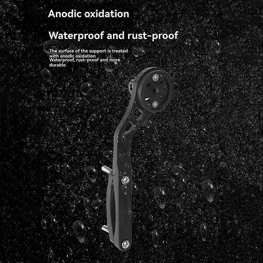 Bike Computer Mount Flat Handle Integrated Handle Bicycle Computer Mount Camera Holder Left