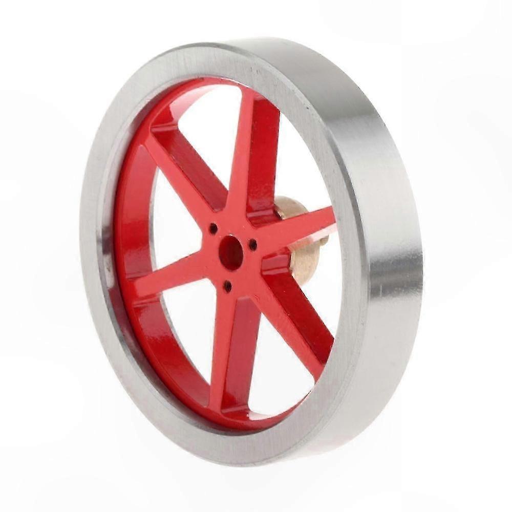 Replacement Aluminum Flywheel for Hot Air Engine Model, 6mm Bore, 7.1cm Diameter