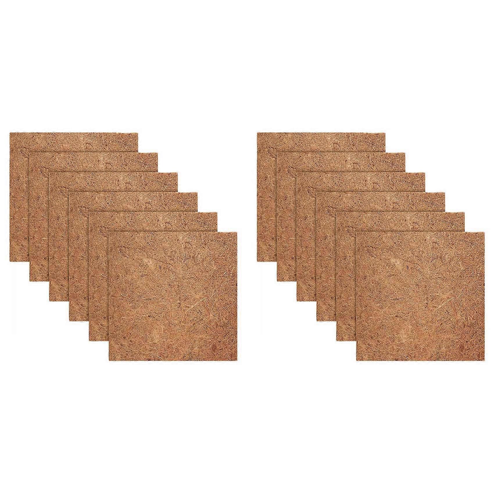 2X Natural Coconut Fiber Mat, Reptile Carpet, Pet Terrarium Substrate for Lizard Snake Turtle Turtles Iguana Gecko