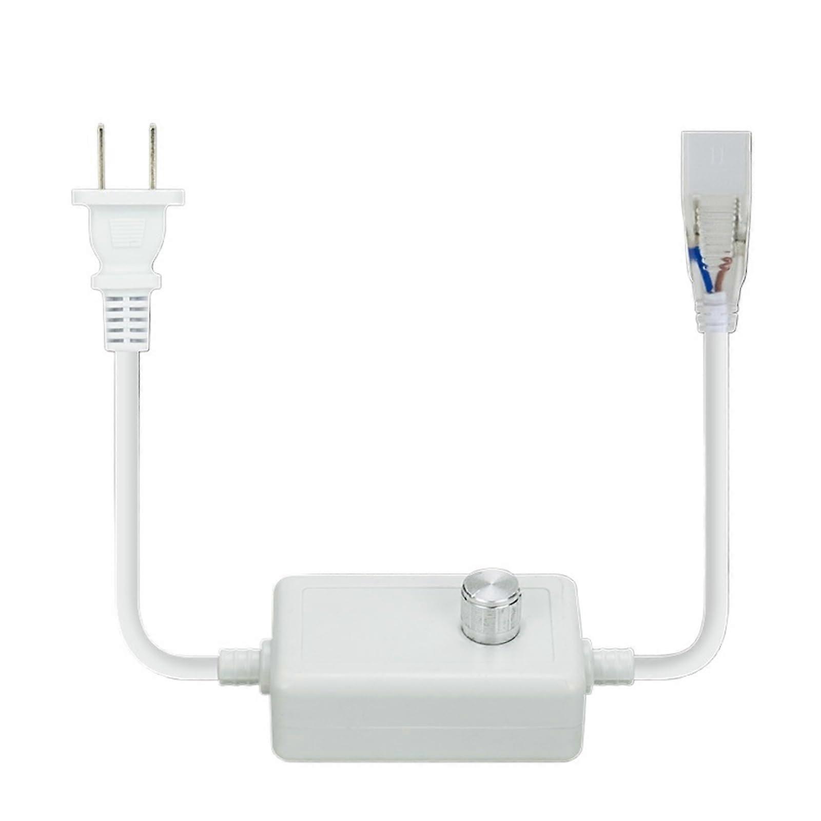 LED Strip Light Dimmer Switch 220V with 13.5mm Needle Connector for Monochrome Lights