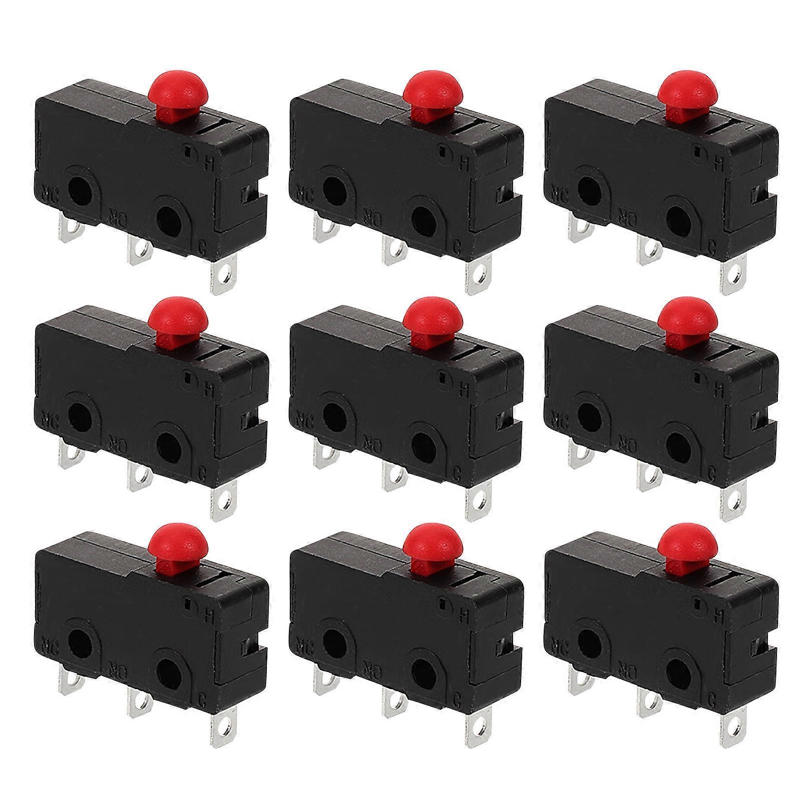 Micro Switch Pin Plunger Limit Switch for Appliance Use 10Pcs Set
