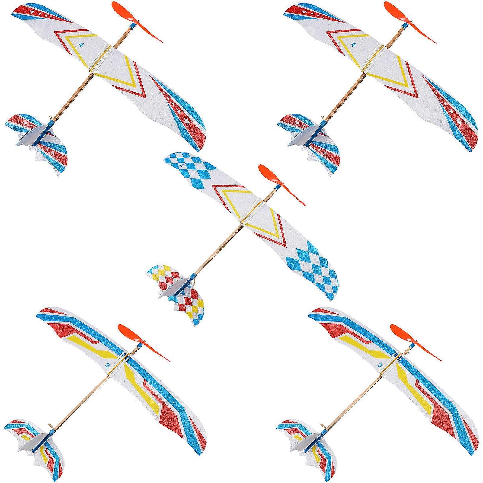 Kids Educational Plaything DIY Airplane Toys for Hand-Eye Coordination 5Pcs