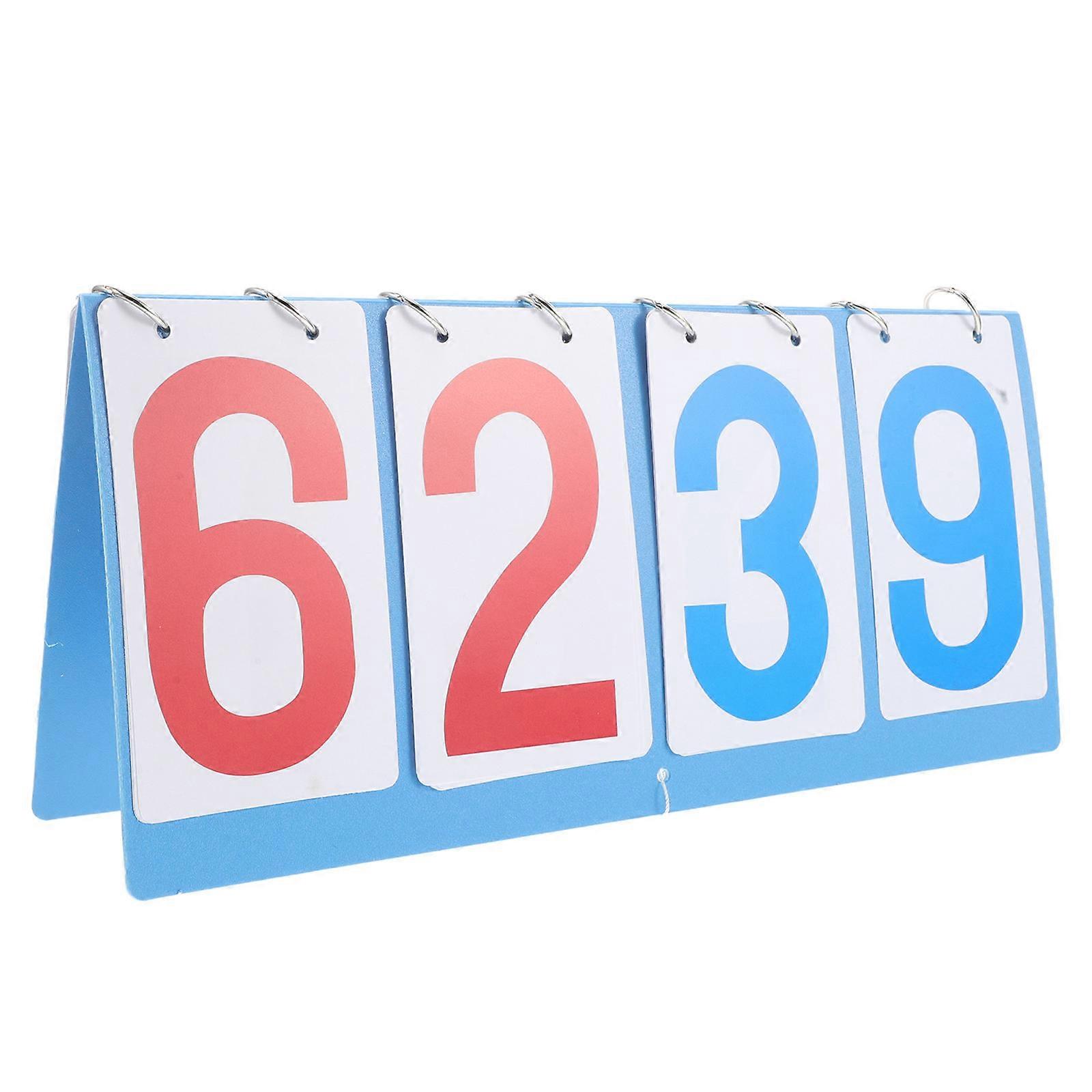 Table Tennis Accessories Flip Scoreboard Multi-Functional 4-Digit
