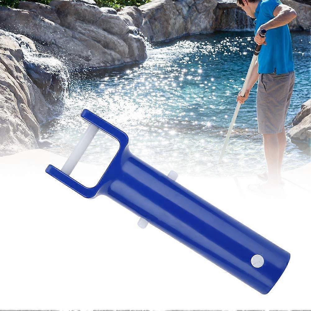 Durable ABS Pool Brush Handle Replacement Fits Standard Telescopic Rods Quick Clamp Attachment