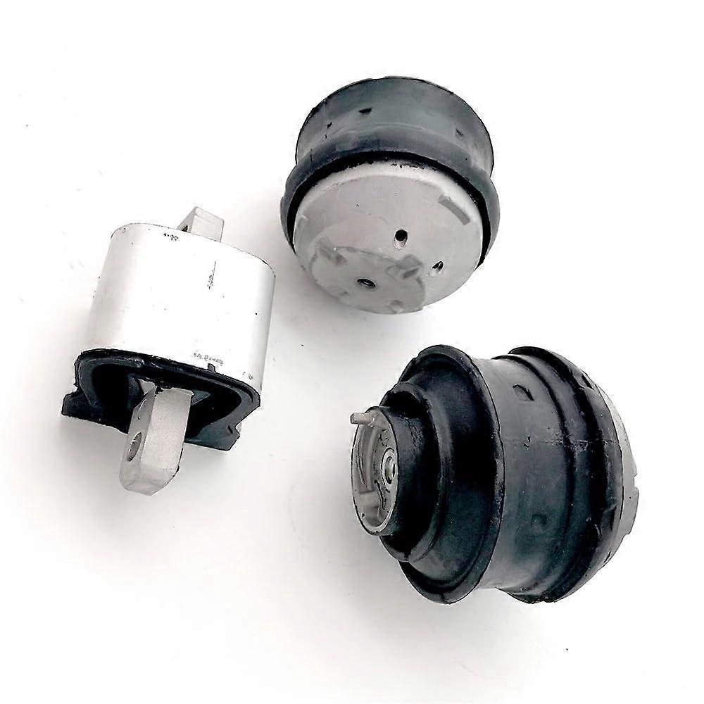 3PCS Front Engine and Rear Transmission Mount Kit for Mercedes W220 SClass CL CLK Durable Replacement