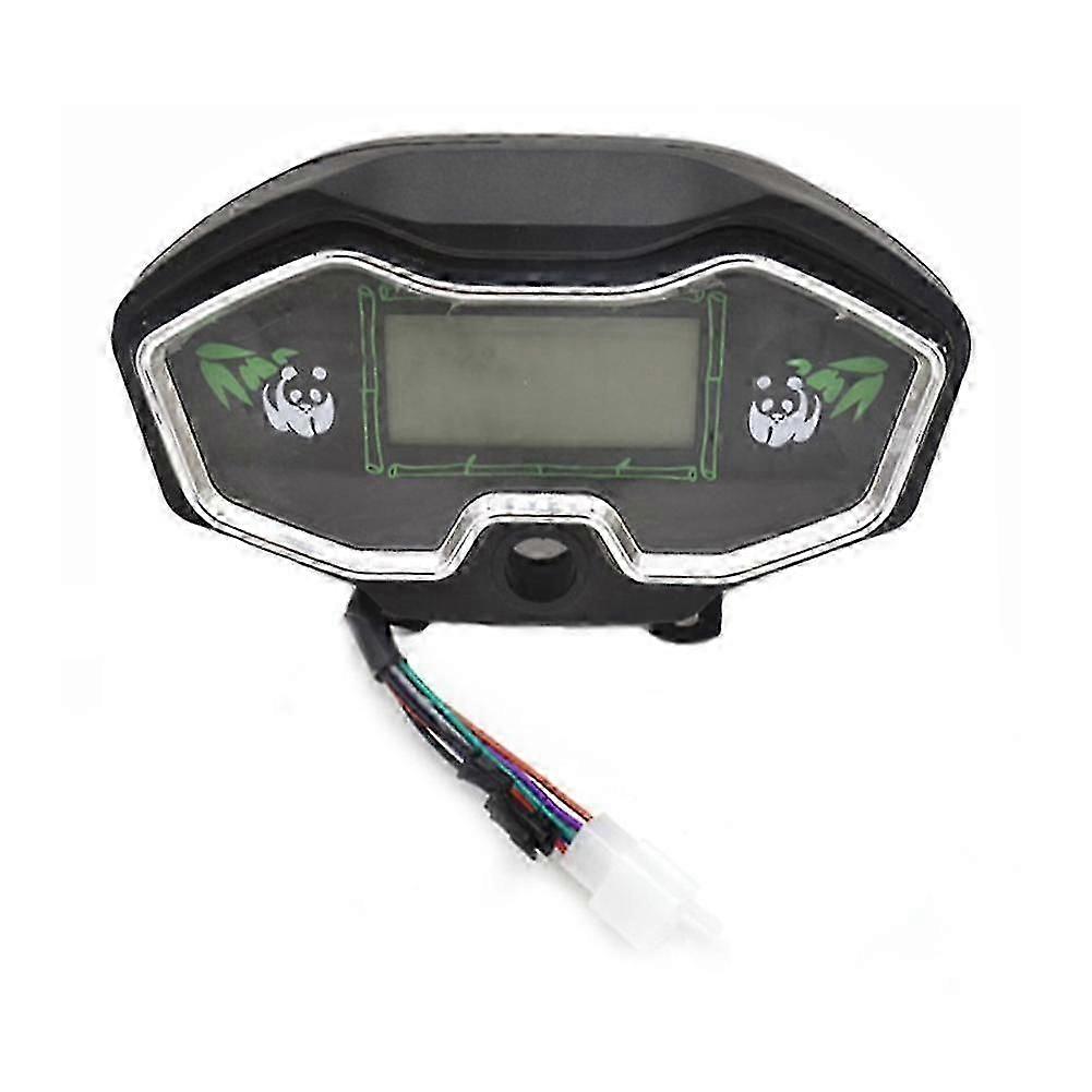 48-72V Electric Tricycle LCD Display Speedometer with Power & Battery Indicator