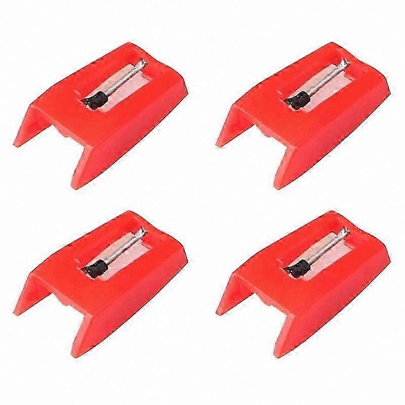 4-Pack Universal Stylus Needles for Vinyl Turntables