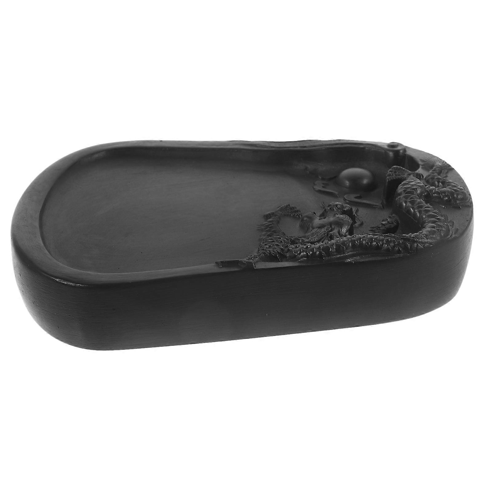 Portable Inkslab Grinding Inkslab for Beginners Home Decoration Compact Black Writing 1Pack