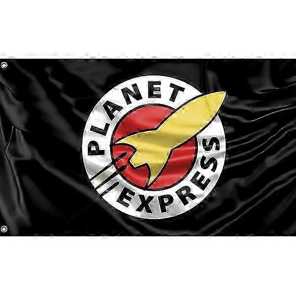 Planet Express Black Flag