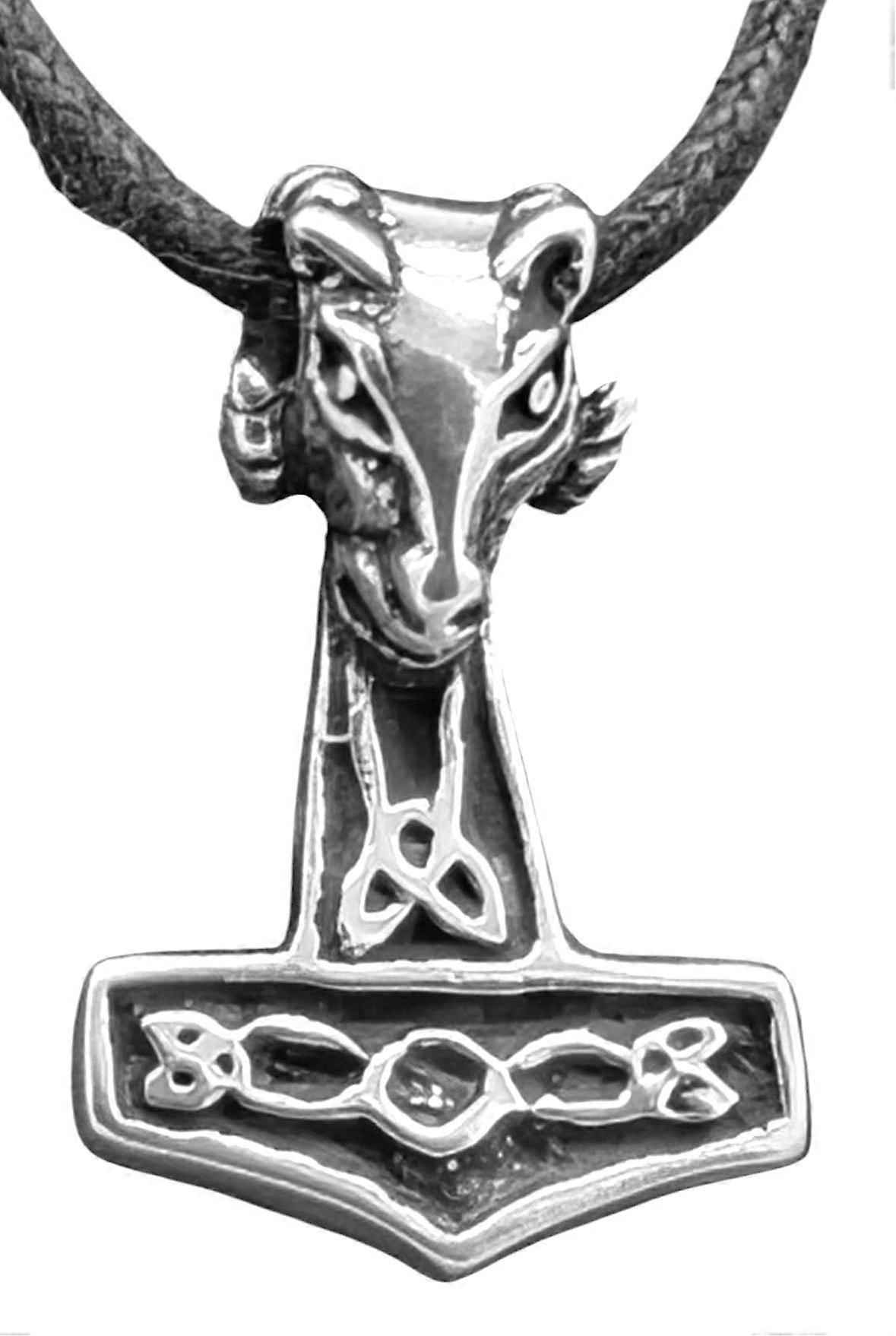 Thorshammer 67 Mit Korbkette - Silber