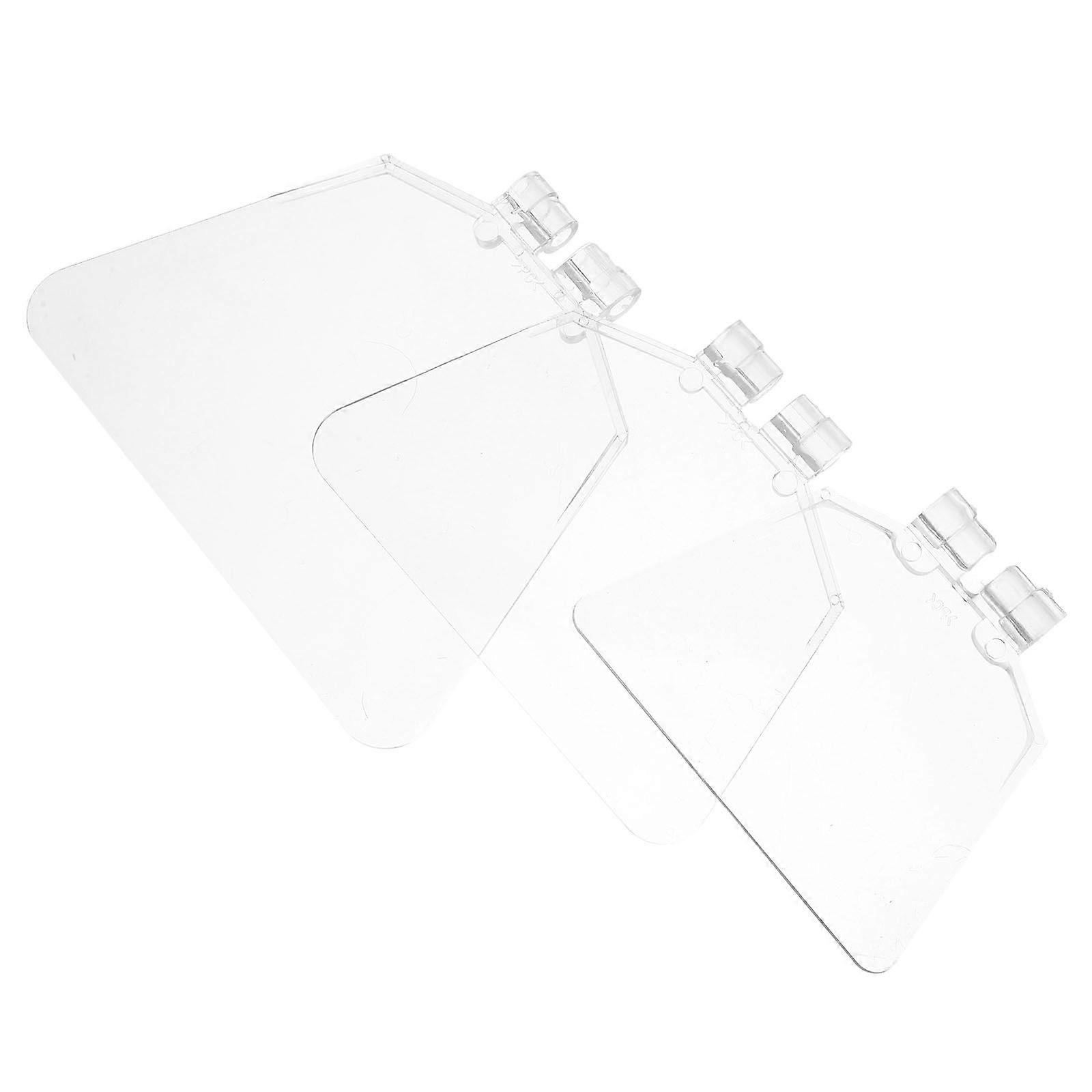 3 pcs Bench Grinder Eye Shield Plastic Grinder Eye Guards Clear Grinder Eye Shield
