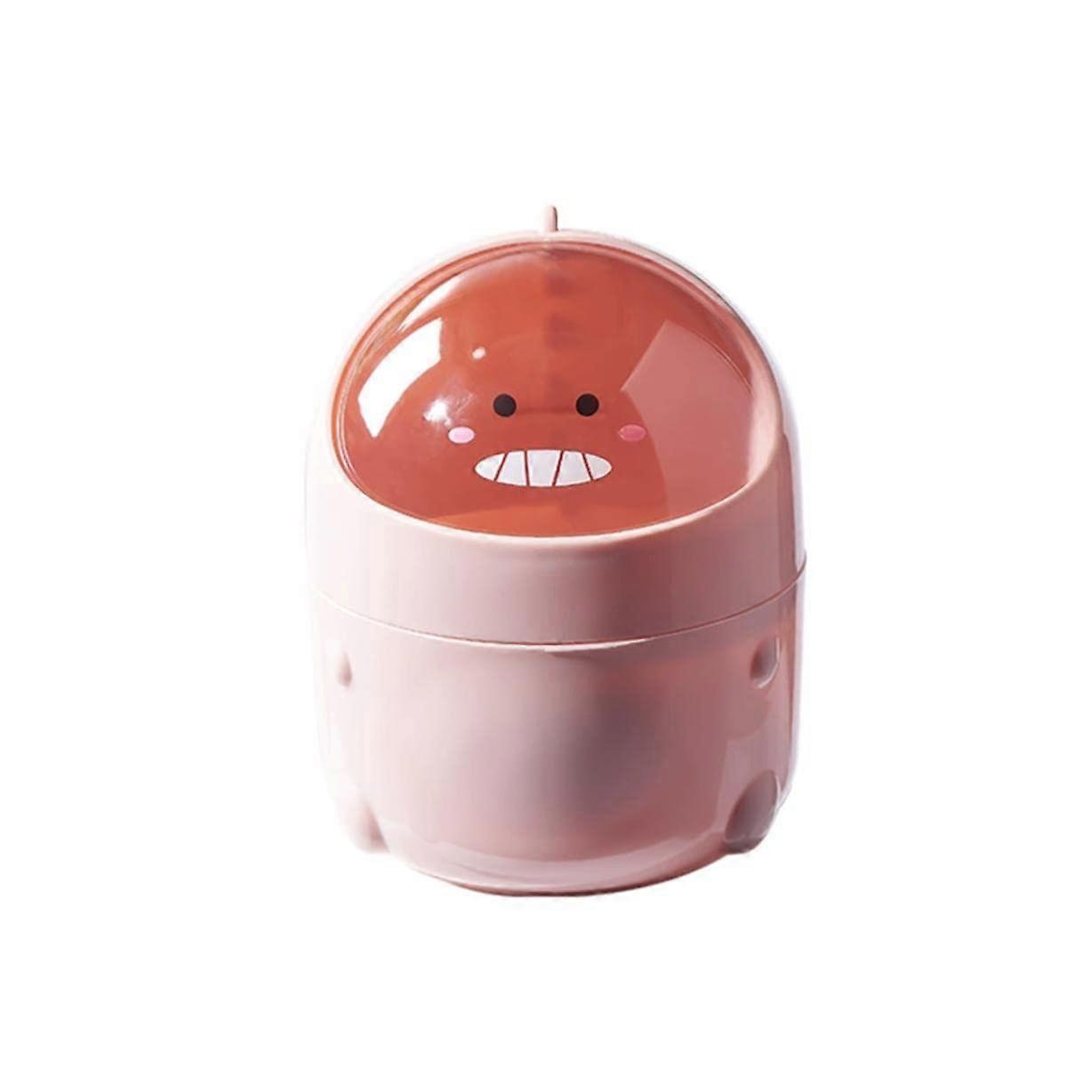 Desktop Trash Can with Odor Blocking Flip Lid, Compact Mini Waste Bin for Office, Kitchen, Bedroom