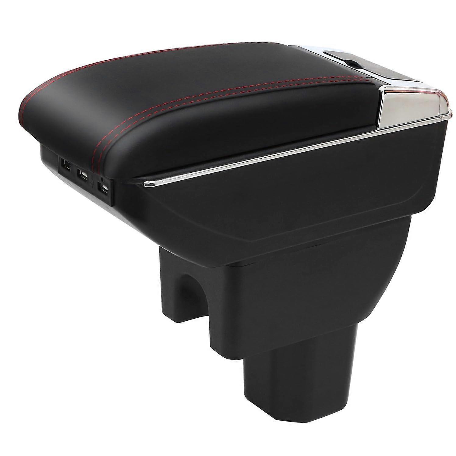 Armrest Box for Suzuki Ignis 20162018 Double Layer Storage with 7 USB Fast Charging and Cup Holder