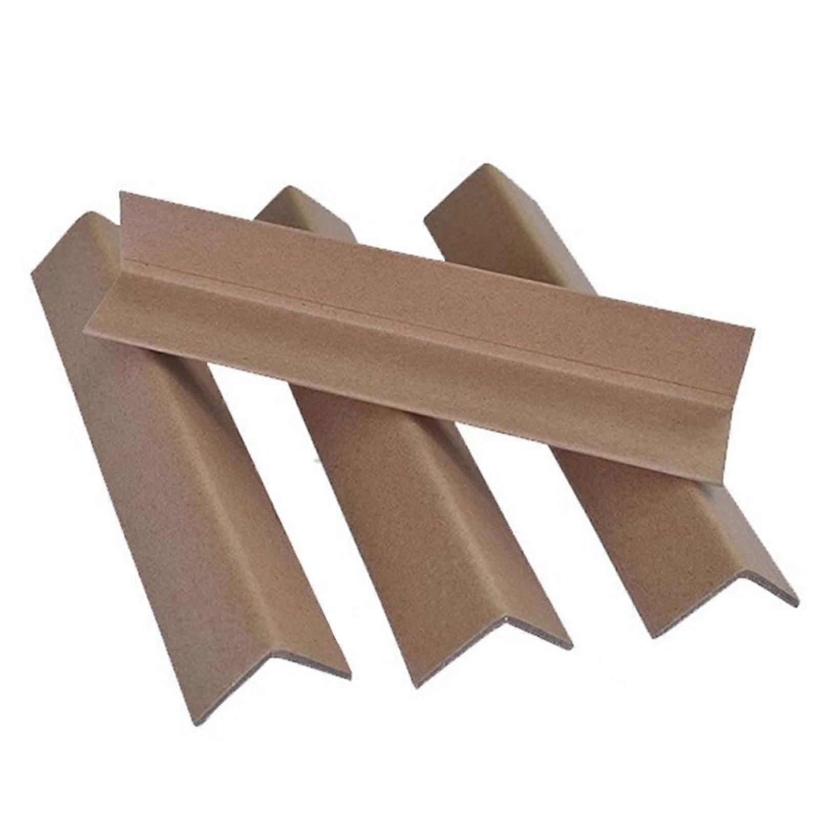 Cardboard Corner Protectors 100PCS Brown ImpactResistant LShape Edge Guards for  and Packaging