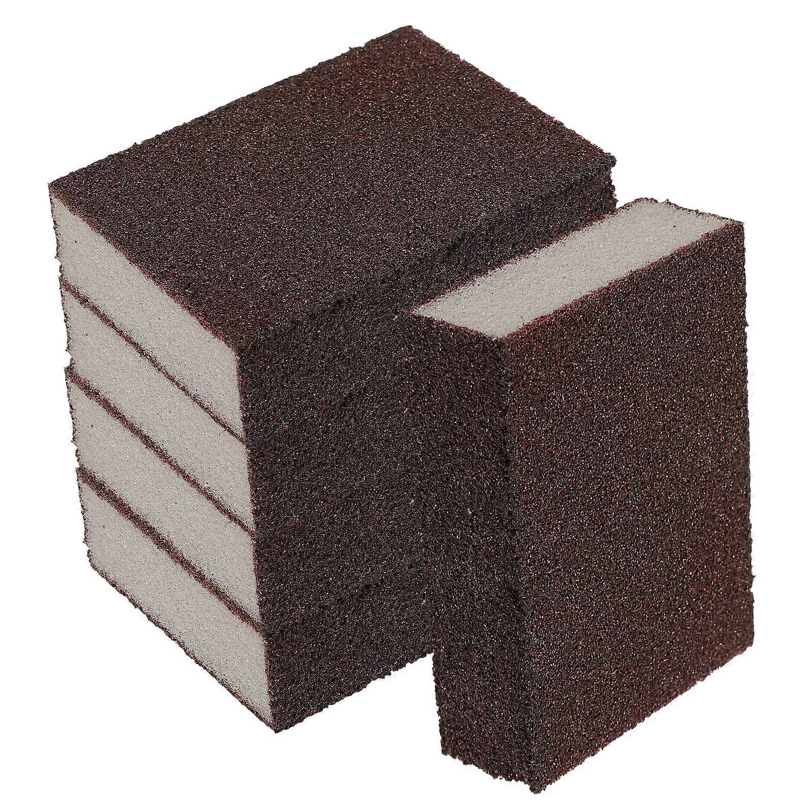 5pcs Dish Sponge Multi-function Wok Sponge Kitchen Dish Sponge Household Scrub Sponge